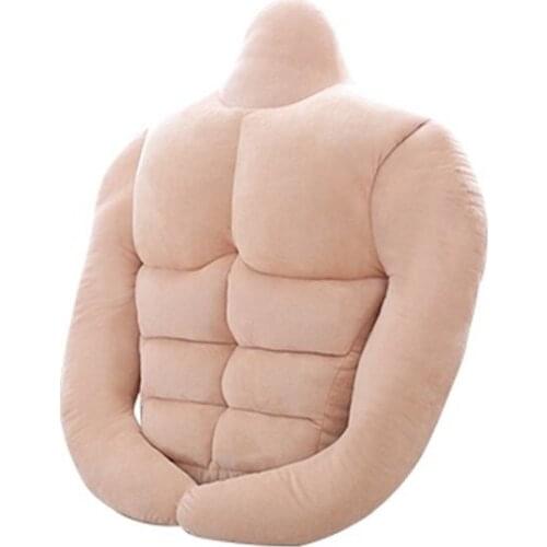 Plush Pillow Thick Soft Girlfriend Muscular Boyfriend Bedding Doll Toy