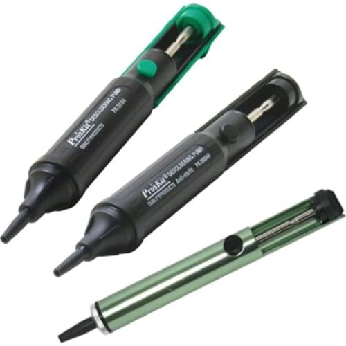ProsKit 8PK-366D 8PK-366NA 8PK-366N-G Desoldering Pump Suction Tin Suckers Gun Soldering Iron Pen Piston With Double Oil Seals