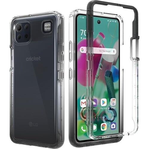 Clear Case for LG K92 5G Silicone Phone Back Bag for LG K92 5G Gradient Color Full Body Transparent Protective Cover