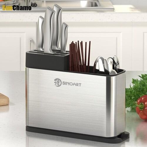 Chopsticks Cutter Fork Box Shovel Spoon Strainer Rack Cutlery Storage Kitchen Stainless Steel Rack Rack Kitchen