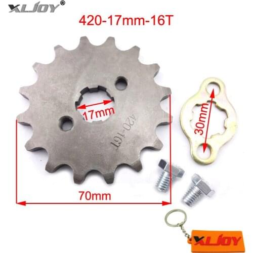 420 16 T Tooth 17mm Gear Front Engine Sprocket For XR CRF 50 SSR SDG YCF Quad ATV Pit Dirt Bike