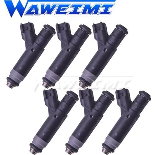 WAWEIMI 6 Pcs uel nozzles petrol injector auto part fuel injector OEM 4L3E-BAC For F-ord E-150 4.6L V8