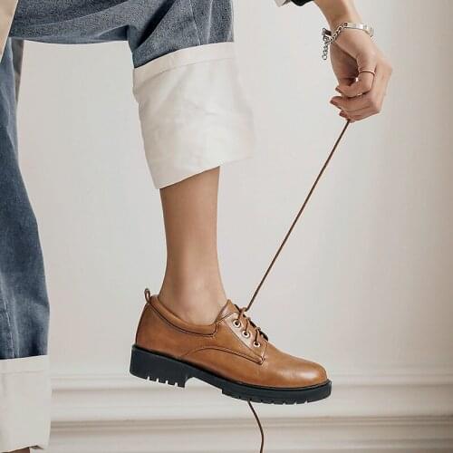 YQBTDL Women's Oxfords