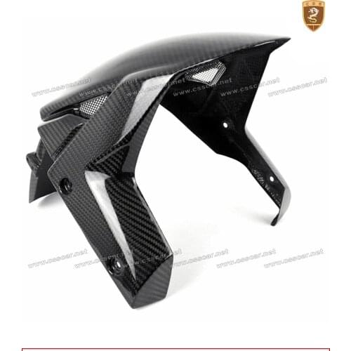 CSSCAR Motorcycle Parts K#1 Carbon Fiber Front Fender for KAWASAKI ZX 10R 2016+ Race Motorcycle Fairing Cover Accessories 4-040