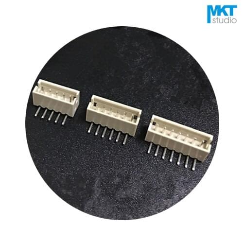 100Pcs ZH1.5 1.5mm Pitch Right Angle Pin Male Pin Header Wafer Sample 2P 3P 4P 5P 6P 7P 8P 9P 10P 11P 12P
