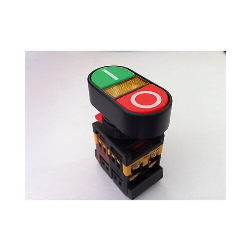 12VDC Start-stop Double Pushbutton With LED Pilot Lamp