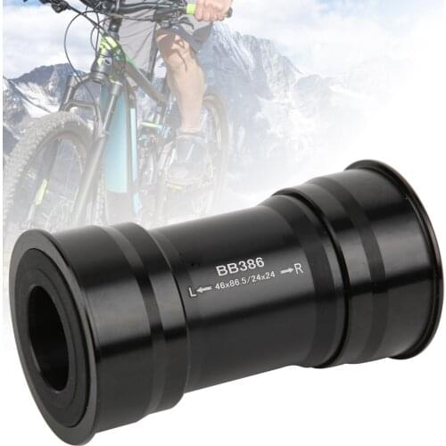 BB386 Aluminium Alloy Bike Press In Bottom Bracket 24mm Road Mountain Bike Frame To Crankset Bicycle Accessory