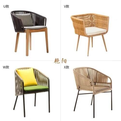 Freeshipping Dining chair with 5CM seat cushion & backrest cushion Dining chair