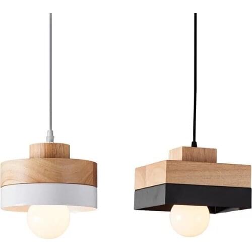 Handwork Wood Dining Room Light Pendant Lamp Nordic Art Pendant Lights Restaurant Coffee Bedroom Hanging Lamp Dining Light