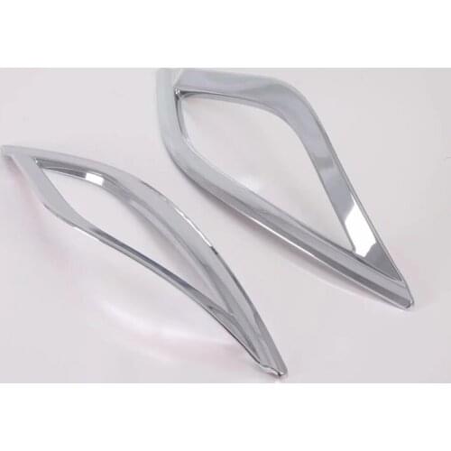 For Toyota Prius Hatchback 2019 2020 ABS Chrome Rear Fog Light Lamp Foglight Cover Trim Frame Exterior Car Styling Accessories