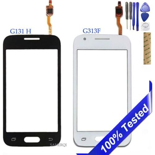 For Samsung Galaxy DUOS Ace 4 G313 G316 G313F G313H G316H G316F Touch Screen Digitizer Front Glass Lens Touch Panel
