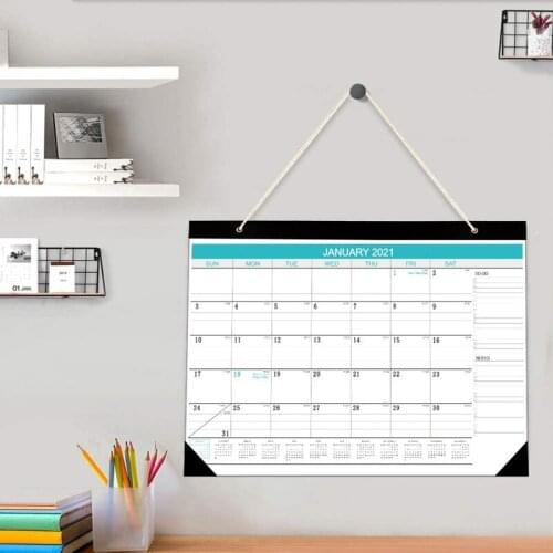 Desk Calendar 2020-2021: 17 Inch x 12 Inch Large Monthly Wall Hang Calendar for Runs From November 2020 to December 2021