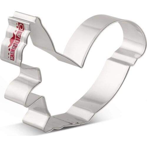 KENIAO Squirrel Cookie Cutter Woodland Animal Fondant / Bread / Sandwich / Biscuit Cutter for Kid - 9.3 x 8 cm - Stainless Steel