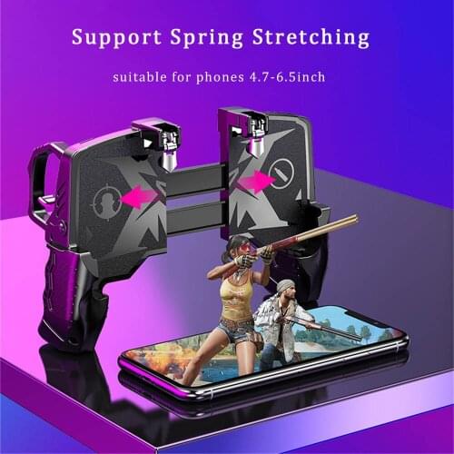 PUBG Controller L1R1 Mobile Joystick Controller Gamepad Free Fire For iPhone Android Mobile phone PUBG trigger game fire button