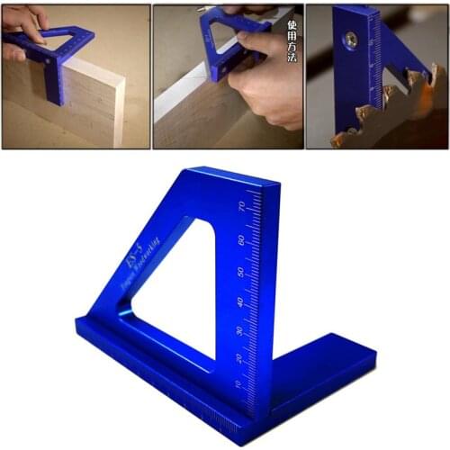 Woodworking Square Protractor Miter Triangle Ruler High Precision Aluminum Alloy Layout Measuring Tool Woodworking DIY Tools
