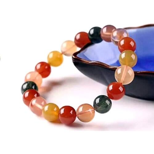 Drop Shipping Women citrine Bracelets Bangles Single circle Crystal Bracelets Hand String Gift for Women Fine Jewelry Ornaments