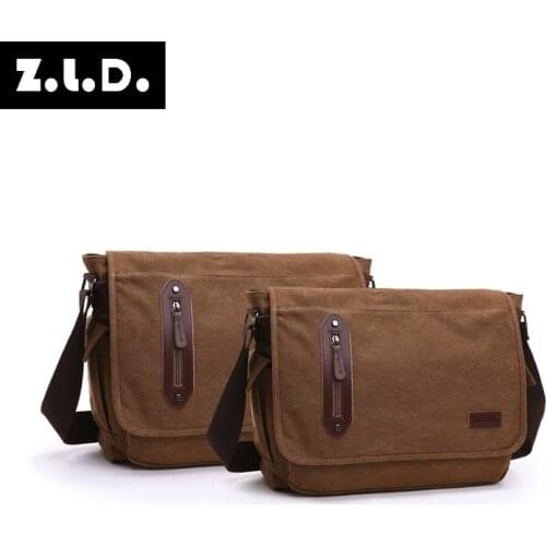 Z.L.D. Brand Factory direct womens shoulder Crossbody bag fashion office Messenger bags briefcase Flip cover student schoolbag