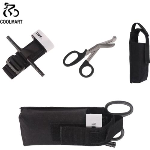 Outdoor Survival Tourniquet Fast Hemostasis Medical Emergency Tactics Military Exploration Army Waist Bag First Aid Kit Pouch