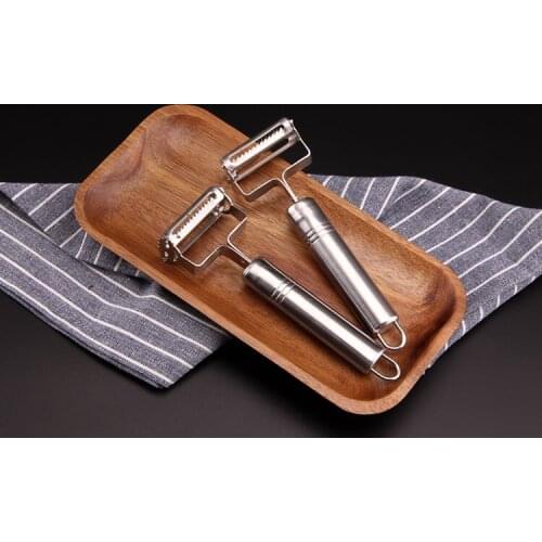 1PC Kitchen Convenient Potato Peeler Stainless Steel Popular Slicer Julienne Cutter Parer Vegetable PM 003