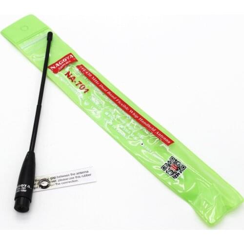 100% Original Nagoya NA-701 Dual Band SMA-M Male Antenna ICOM IC-V8 PUXING For Yaesu Vertex CB Radio Station Walkie Talkie