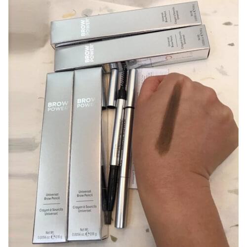 24pcs/lot It Cosmetics It Brow Power Universal Brow Pencil 0.16g Double-headed Brown Waterpoor Eyebrow Pencil Eyebrow Brush