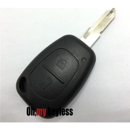 2 Button Remote Key FOB Shell Case For Renault Trafic Vivaro Master Kangoo No chip