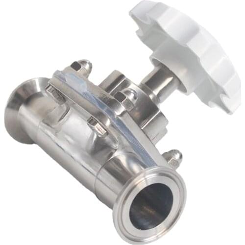 DN10/15/20/25/32/40 x 0.5" 1.5" Tri Clamp Sanitary Diaphragm Valve SUS316L Stainless Homebrew Beer Diary