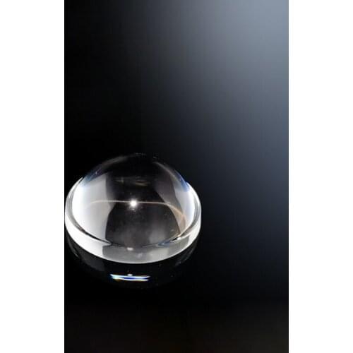 Focal Length 20mm K9 Optical Glass Hemisphere Plano Convex Lens With Antireflection Film LED Condensing Lens Dia 22mm