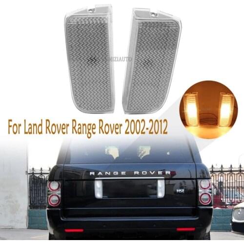 MIZIAUTO 2pcs Rear Tailgate Reverse Backup Lamp For Land Rover Range Rover 2002-2012 License plate lamp XFD000053 XFD000043