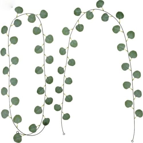 Artificial Eucalyptus Leaf Eucalyptus Rattan Wedding Birthday Arch Decoration Plant Soft Vine