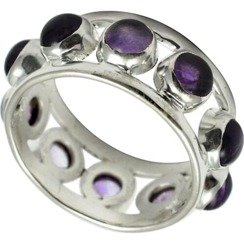 Lovegem Genuine Amethyst RING 925 Sterling Silver,Size:9.25, AR2744AA