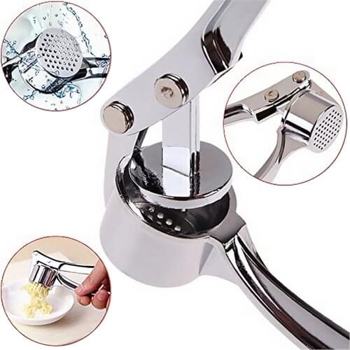 Stainless Steel Garlic Press Crusher Cooking Vegetables Ginger Squeezer Masher Handheld Ginger Mincer Kitchen Tool In Stock