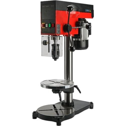 Small Bench Drill Stepless Speed Change Miniature Drilling Machine Metal Drilling Multifunction High Precision Germany Home 220V
