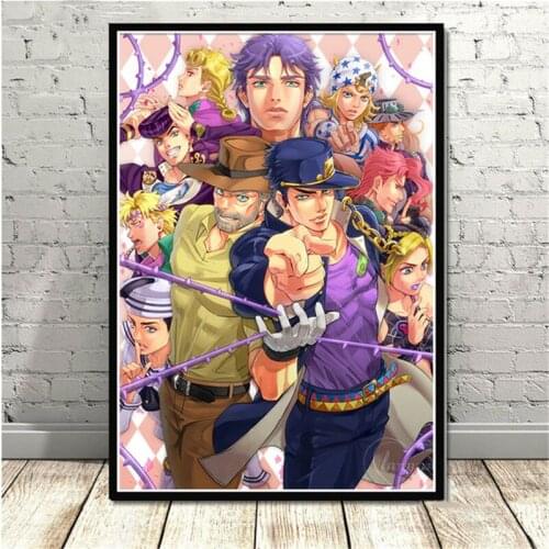 Diamond painting dimension JoJo bizarre adventure Japanese anime action poster diamond mosaic set cross stitch diamond art