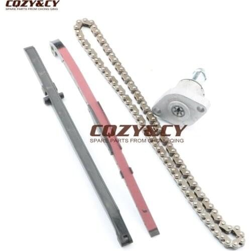 Cam Chain Tensioner Kits rubber guide Cam chain for Kymco Agility 125 Gy6 125 150 QMJ157 152QMI