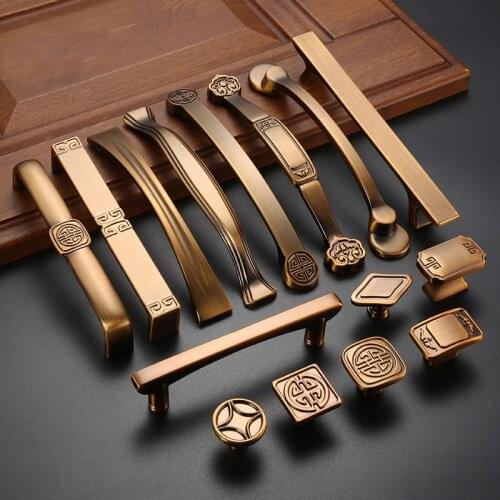 New Antique Brass Furniture Drawer Pull Door Pads Protector Cabinet for Knobs and Handles 128mm 96mm