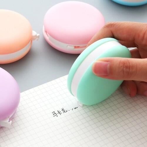 New Arrival Kawaii Macaroon Shape Decorative Correction Tape Diary Stationery School Supply