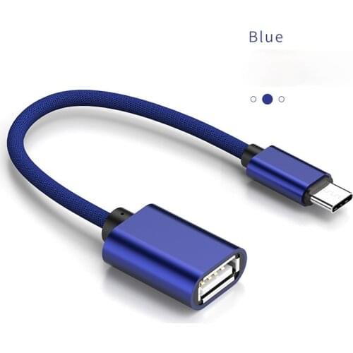 New Fashion Type-C Adapter Micro Adapter U Disk Converter Hard Disk Printer Mouse OTG Adapter