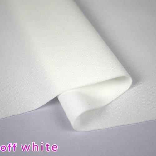 Off White Stretch Spandex Fabric Knitted Fabric Jersey Fabric Skirt Elastic Fabric Bikini Swimwear BTY Free Shipping