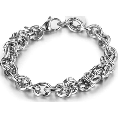 Wholesale Japan Korea Men And Women Cuff Bracelets Luxury Jewelry 2020 New Popular Stainless Steel Upper Arm Bracelet Business