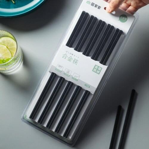 10Pair High Quality Chopsticks Non-Slip Traditional Natural Chopsticks Sushi Chop Sticks Kitchen Restaurant Tableware Reusable