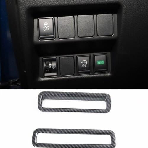 Head Light Fog Lamp Switch Panel Cover Decoration Molding For Nissan Rogue X-Trail T33 2021 2022