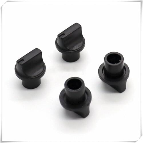 10 Pieces Plastic Half Shaft Knob Diameter 13mm Height 15.8mm Potentiometer Encoder Knob 180 Degree D-Shaped Inner Hole 6mm