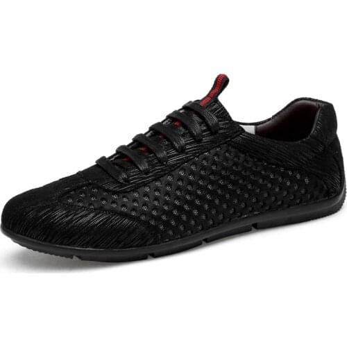 Plus Size 46 Fashion Breathable Men Casual Shoes Summer Men loafers Black Driving Shoes sneakers male Footwear zapatos hombre