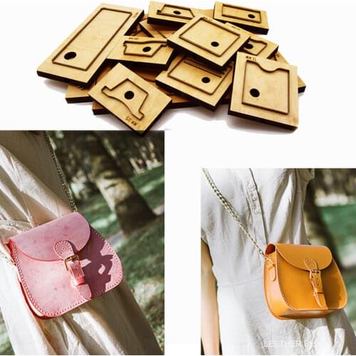 Japan Steel Blade DIY Punching Tool Women Leather Craft Shoulder Bag Die Cutting Knife Mould Punch Tool Set