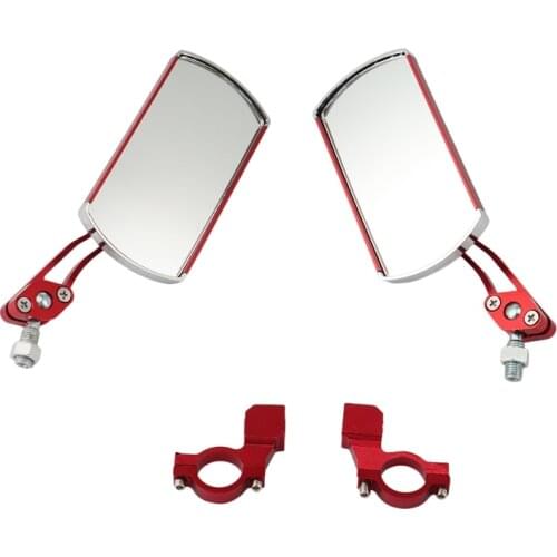 Bicycle Mountain Bike Handlebars Rearview Mirror Modified Aluminum Alloy Rearview Mirror Safety Mirror