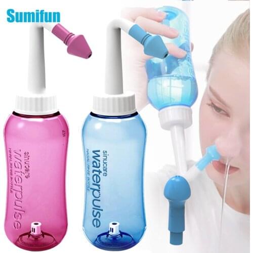 1pcs 300ml Nose Hygiene Care Nasal Irrigator Adults Children Neti Pot Avoid Allergic Decoration Workers Nose Protector