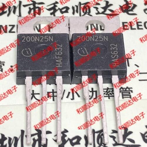 10pcs/lot 200N25N IPP200N25N3G New stock TO-220 250V 64A