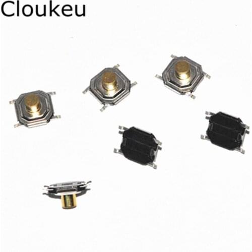 100Pcs Touch micro switch Copper 4*4*3.5MM 4X4X3.5MM SMD4