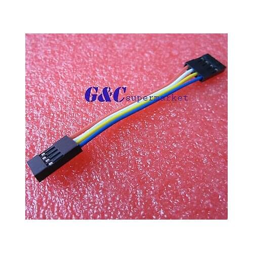 50PCS Dupt We Jumper Cable 2.54mm 80mm 4-Pin Female Cnector diy electronics
